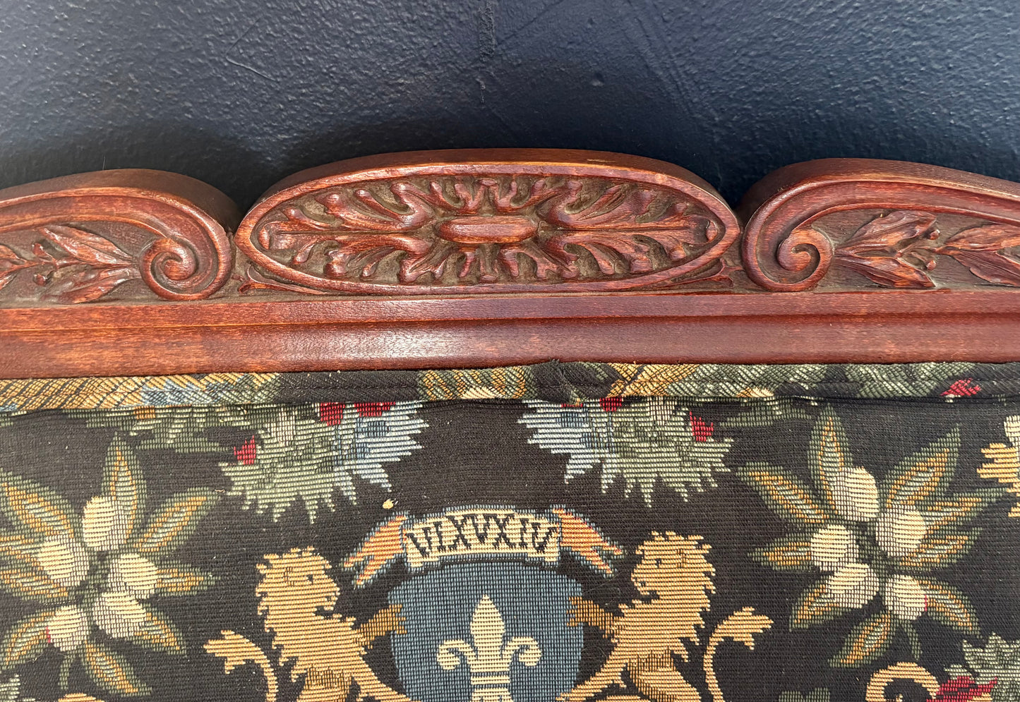 Antique Tapestry Settee