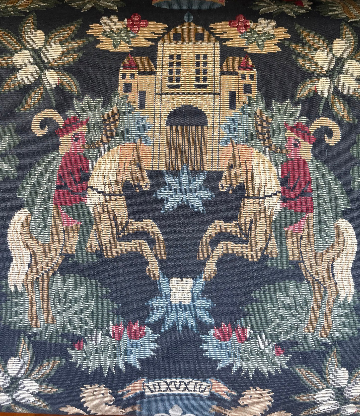 Antique Tapestry Settee